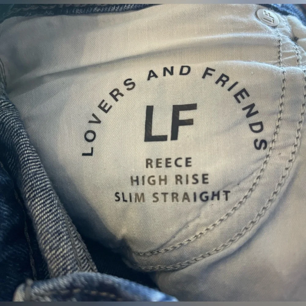 LOVERS AND FRIENDS Reece High Rise Slim Straight ( Amazing psychedelic pattern) - Picture 8 of 10